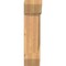 Ekena Millwork Traditional Slat Smooth Bracket w/ Offset Brace, Western Red Cedar, 7 1/2"W x 18"D x 30"H BKT0806X18X30TRA06SWR - alternate 4